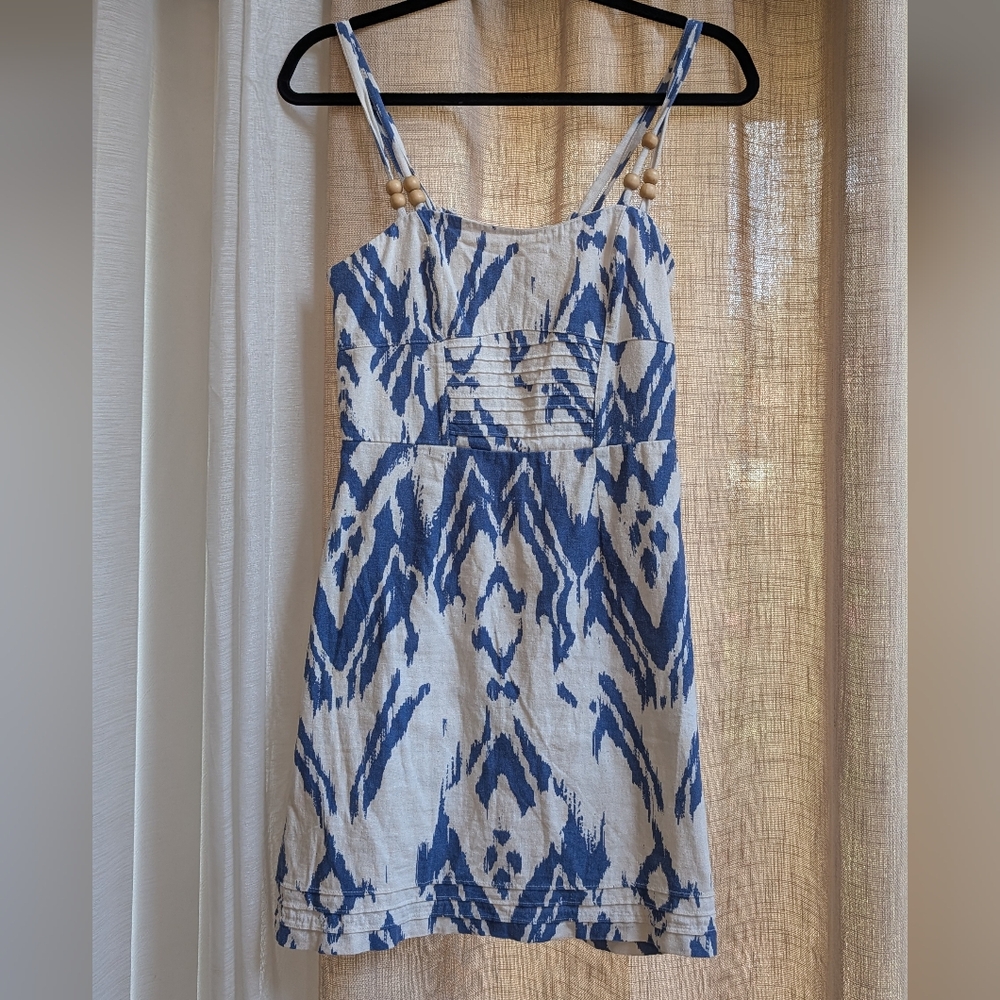 Sam Edelman Blue and White Mini Dress